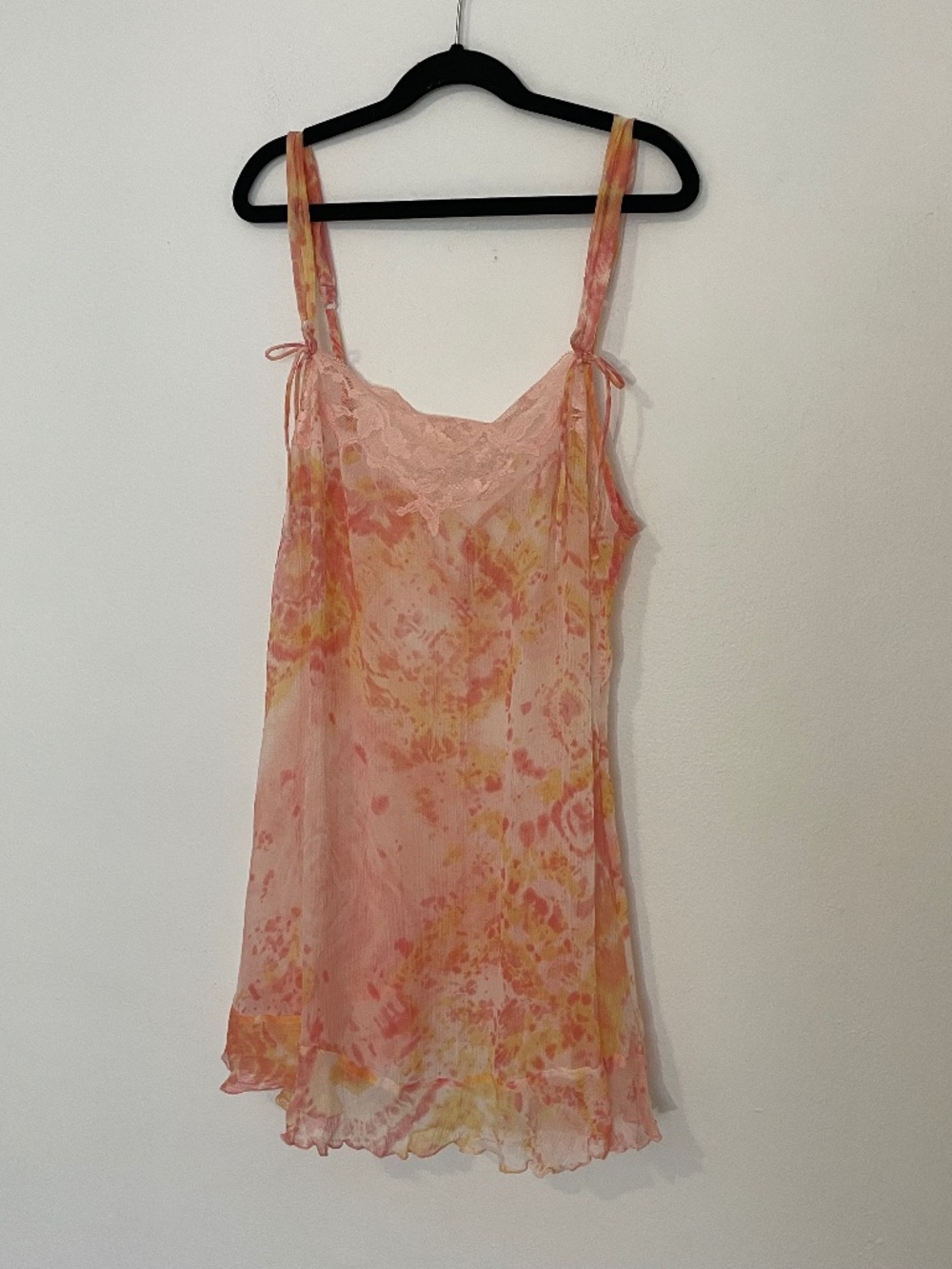 Vntg Victoria's Secret 100% Silk Slip Dress Size Small, Pastel Pink, Fairy Y2K